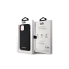  iPhone 15 Fekete Karl Lagerfeld Liquid Silicone Plaque MagSafe tok (KLHMP15SSLMP1K) thumbnail
