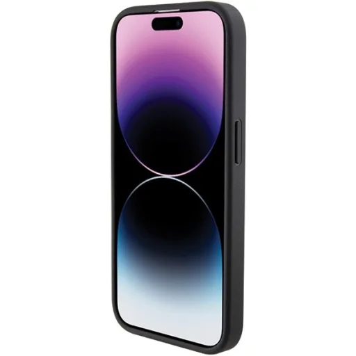  iPhone 15 Pro Max Karl Lagerfeld PU Szteppelt Minta tok fekete (KLHCP15XPQKPMK) - 4