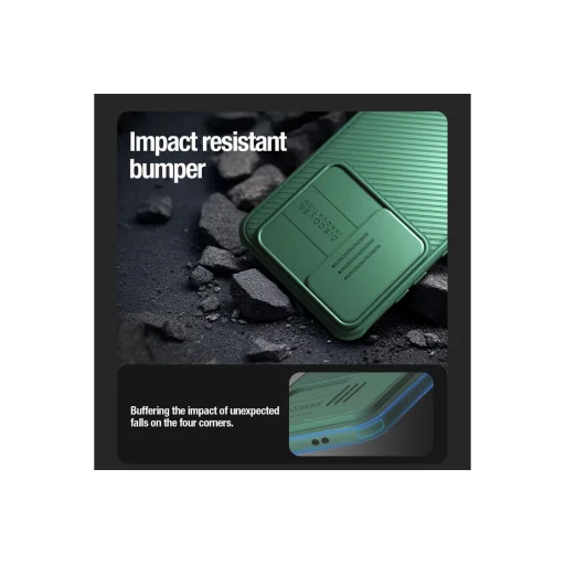 Samsung Galaxy S24 Plus Nillkin CamShield Pro Magnetic tok fekete Magsafe kompatibilis - 2