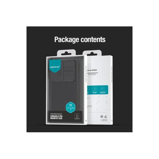 Samsung Galaxy S24 Plus Nillkin CamShield Pro Magnetic tok fekete Magsafe kompatibilis - 5