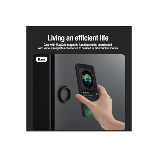 Samsung Galaxy S24 Plus Nillkin CamShield Pro Magnetic tok fekete Magsafe kompatibilis - 6