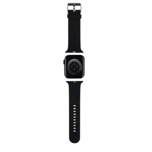 Apple Watch 42/44/45/49 mm Karl Lagerfeld Choupette Head NFT óraszíj fekete - 2