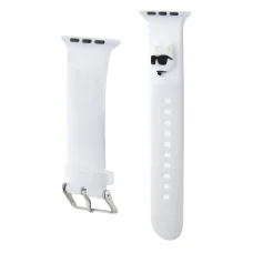 Apple Watch 42/44/45/49 mm Karl Lagerfeld Choupette Head NFT óraszíj fehér