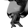 Baseus Smart Gravity univerzális elektromos autós telefontartó és Qi gyorstöltő fekete thumbnail