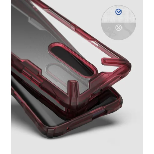 Ringke Fusion X PC tok TPU kerettel OnePlus 7 Pro fekete színben - 5