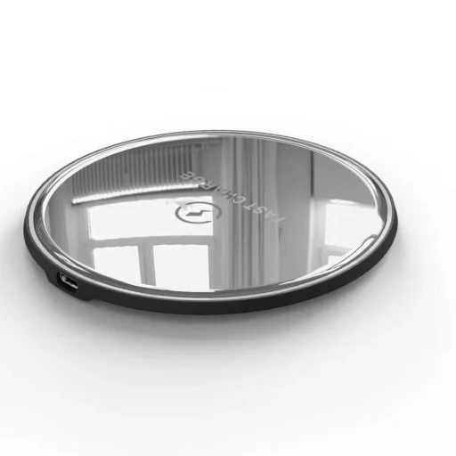 SMD K8 vezeték nélküli qi gyors töltő, tükrös felülettel 10W - 1