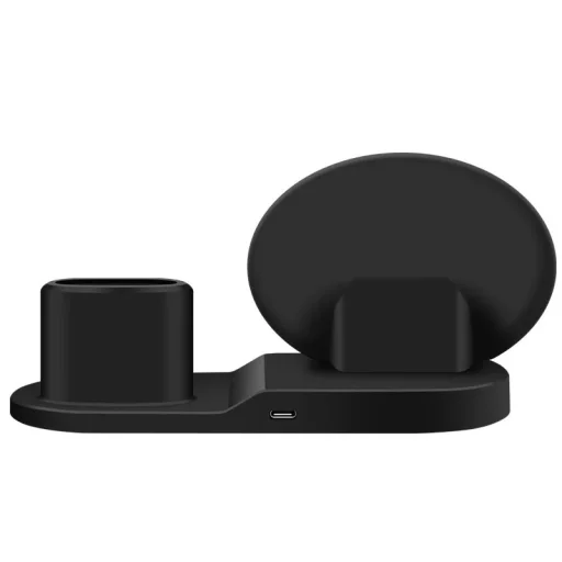 SMD X30 vezeték nélküli töltő, qi gyors töltő Airpods, Apple Watch töltőállomás - 9