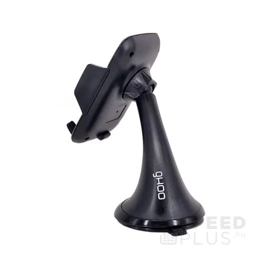 Ghoo univerzális szélvédőre vagy  műszerfalra rögzíthető autós telefontartó fekete - 2