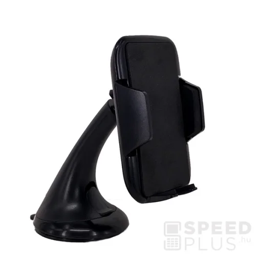 Ghoo univerzális szélvédőre vagy  műszerfalra rögzíthető autós telefontartó fekete - 1