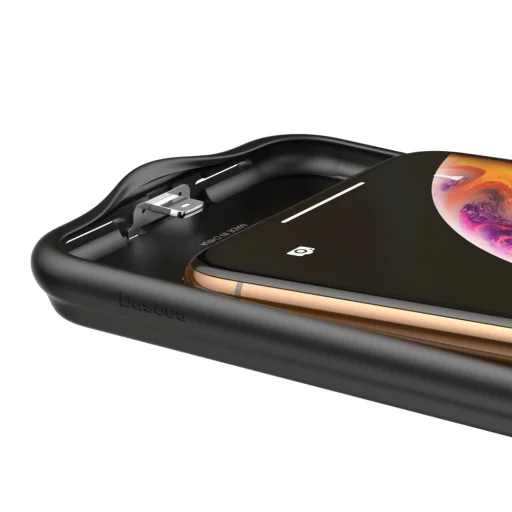 Baseus Smart szilikon tok beépített akkumulátorral iPhone XR fekete - 12
