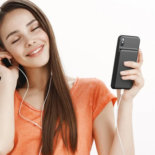 Baseus Smart szilikon tok beépített akkumulátorral iPhone XR fekete - 15