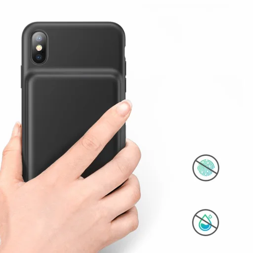 Baseus Smart szilikon tok beépített akkumulátorral iPhone XR fekete - 14