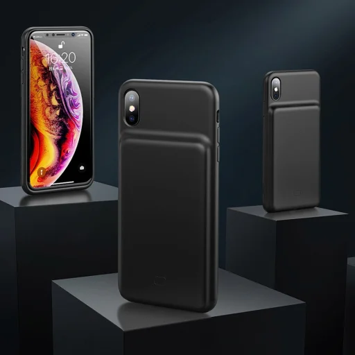 Baseus Smart szilikon tok beépített akkumulátorral iPhone XR fekete - 6