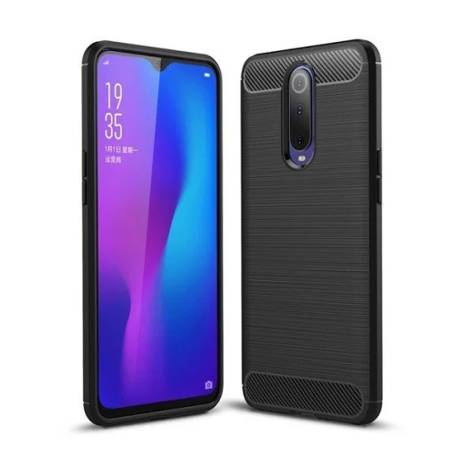 Szénszál mintájú TPU tok Xiaomi Mi 9T Pro/ Mi 9T fekete - 1
