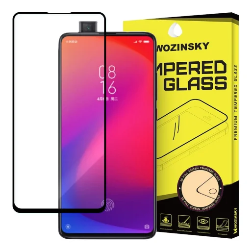 Wozinsky 9H kijelzővédő üvegfólia Xiaomi Mi 9T/ Mi 9T fekete - 1