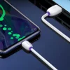 Baseus Purple Ring gyorstöltő USB Type-C kábel 40W 1m fehér thumbnail