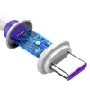 Baseus Purple Ring gyorstöltő USB Type-C kábel 40W 1m fehér thumbnail