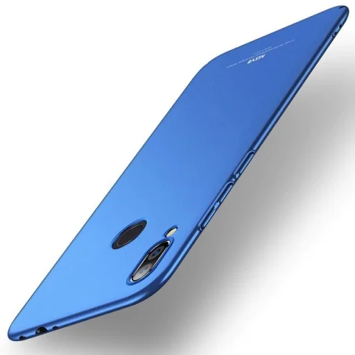MSVII Simple ultra vékony PC tok Xiaomi Redmi Note 7 kék - 1