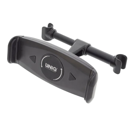 UNIQ fejtámlára rögzíthető autós telefon és tablettartó fekete, tablet autós tartó fejtámlára - 8