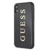 Guess dupla rétegű flitteres mintájú tok iPhone XR fekete thumbnail