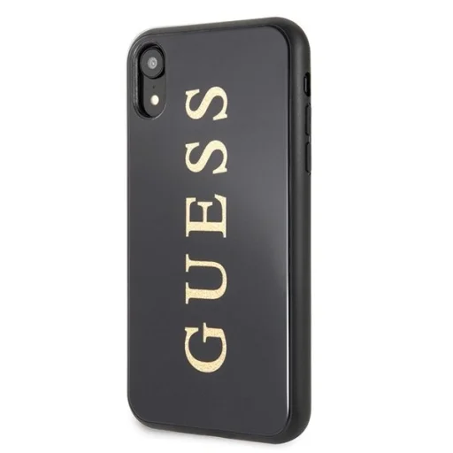 Guess dupla rétegű flitteres mintájú tok iPhone XR fekete - 2