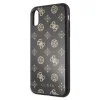 Guess dupla rétegű flitteres mintájú tok iPhone XR fekete thumbnail