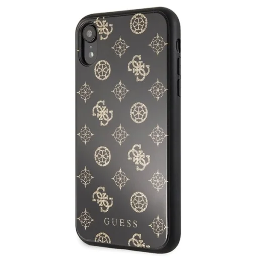 Guess dupla rétegű flitteres mintájú tok iPhone XR fekete - 2
