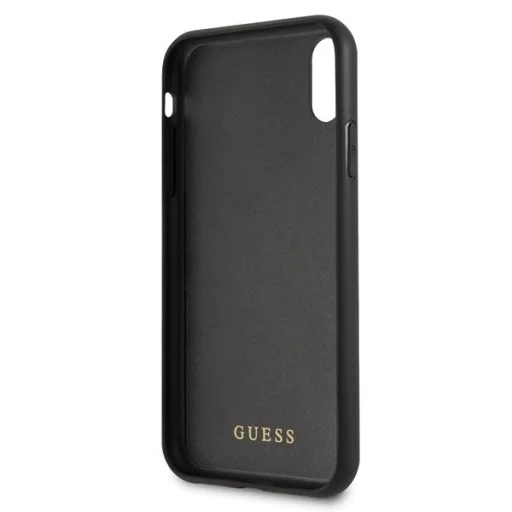 Guess dupla rétegű flitteres mintájú tok iPhone XR pink - 4