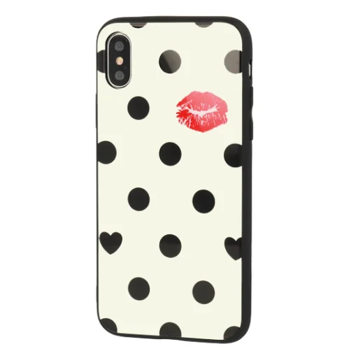 Vennus Kiss üveghátlapú tok Samsung S9 Plus fehér - 3