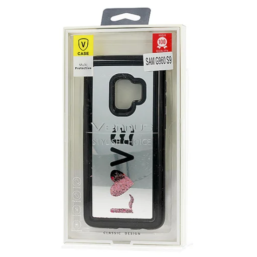 Vennus Mirror csillogó feliratos tok Samsung S9 - 4