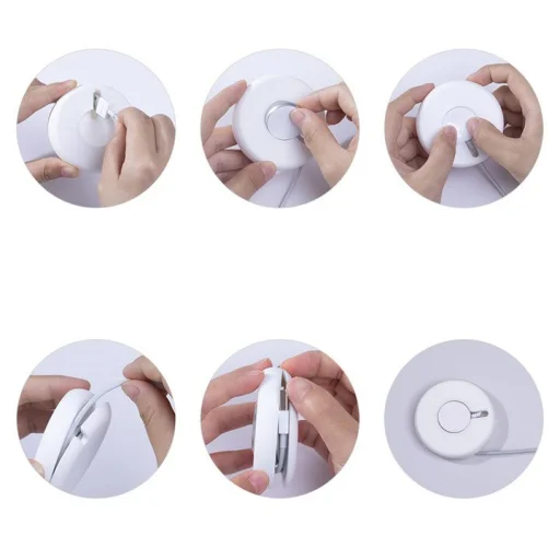 Baseus Yoyo Apple Watch vezeték nélküli töltő 1m kábellel fekete - 15