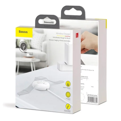 Baseus Yoyo Apple Watch vezeték nélküli töltő 1m kábellel fekete - 16