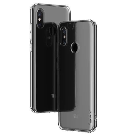 IPAKY Effort TPU tok és kijelzővédő üvegfólia Xiaomi Redmi 6 áttetsző - 3