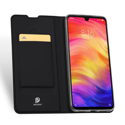 Dux Ducis Skin Pro fliptok Xiaomi Redmi Note 7 fekete - 4