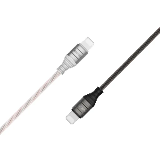 Remax Lumious EL lightning kábel fekete - 2
