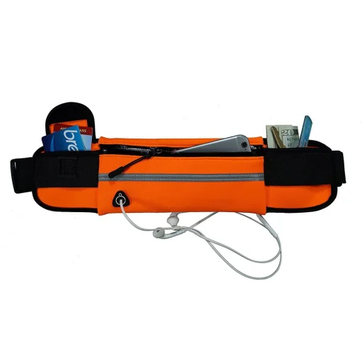 Multifunkciós öv futáshoz sárga, derékpánt futáshoz - 6