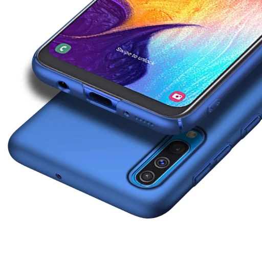 MSVII Simple ultra vékony PC tok Samsung A50 kék színben - 6