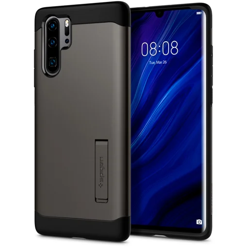 Spigen Slim armor tok Huawei P30 Pro gunmetal színben - 2