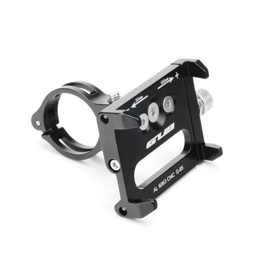 Biciklis telefontartó fekete alumínium (G85) - 1