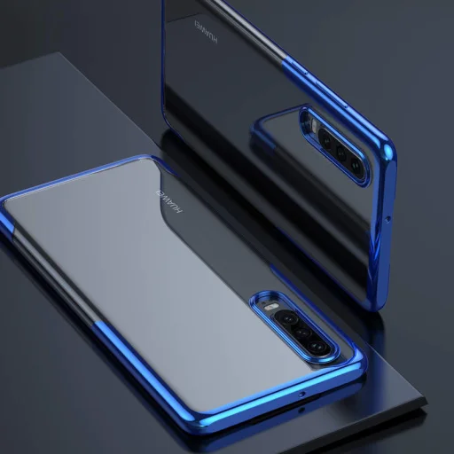 Baseus Shining gél tok Huawei P30 kék - 7