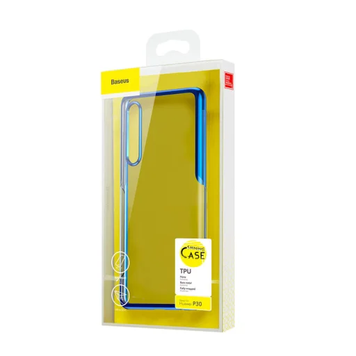 Baseus Shining gél tok Huawei P30 kék - 10