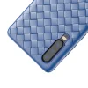Baseus fonott textúrájú TPU tok Huawei P30 tok kék színben thumbnail