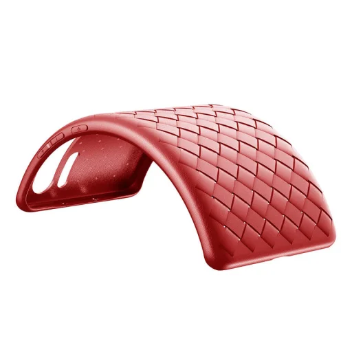 Baseus fonott textúrájú TPU tok Huawei P30 Pro tok piros színben - 3