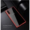 SMD Samsung Galaxy Note 10 Hybrid áttetsző tok piros kerettel, erősített ütésálló kerettel thumbnail
