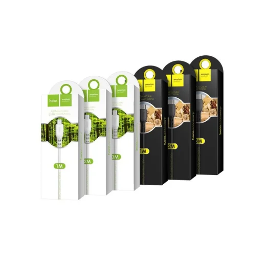 Hoco USB A - USB C kábel 2,4A 1 m fekete - 3