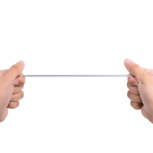 Hoco Jelly Knitted USB - Lightning kábel rose gold - 2