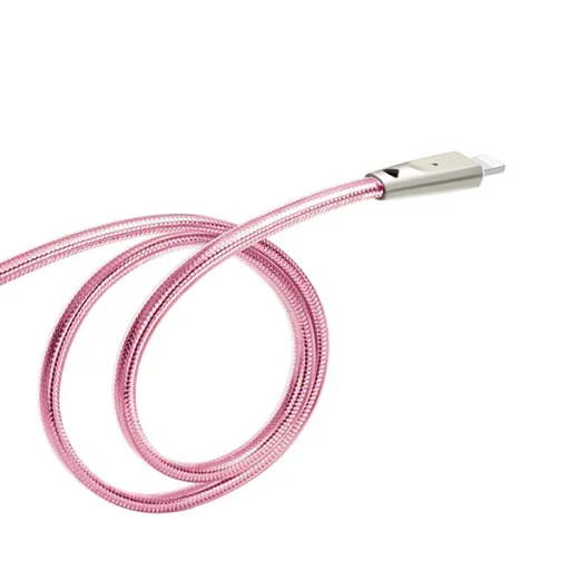 Hoco Jelly Knitted USB - Lightning kábel rose gold - 4
