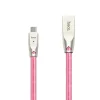 Hoco Jelly Knitted USB - Micro-USB kábel rose gold thumbnail