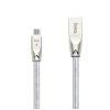 Hoco Jelly Knitted USB - Micro-USB kábel ezüst thumbnail