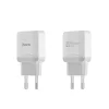 Hoco hálózati, USB fali töltő adapter Lightning kábellel USB csatlakozóval 2,4A fehér thumbnail